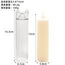 Long Pillar Wax Acrylic Candle Molds for DIY Handmade Scented Romantic Dinner Candle Injection Mould Home Decor Ornament