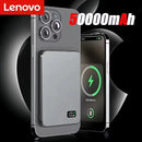 Lenovo Magnetic Magsafe Power Bank 500000mAh PD22.5W Wireless Quick Charging Portable External Battery for iPhone