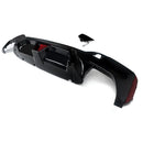 G30 CS Style Rear Bumper Diffuser With LED Light M Sport Diffusor For BMW 5 Series G30 G31 G38 2018-2022 530i 540i