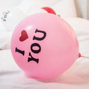 1PC I love you heart shaped foil balloon Valentine's day romantic wedding wedding room decoration decoration