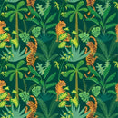 Custom wallpaper any size Bedroom decorative painting Rainforest animal children's room canvas relief material mural wallpaper