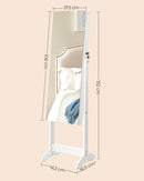 SONGMICS Schmuckschrank Spiegelschrank stehend 2 Organizer, abschließbar