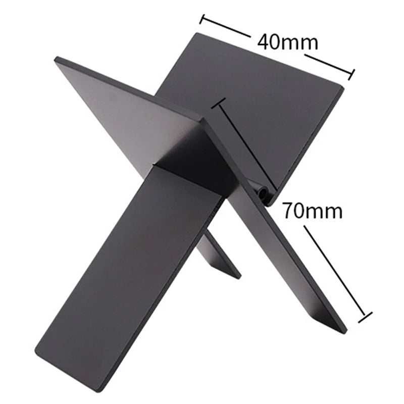 Mini Folding Cigar Rack Adjustable Stainless Steel Cigar Holder  Ashtray Display Stand Smoking Accessories