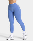 The Form Architect | Color-Block Seamless Knit Yoga Leggings