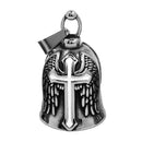 Adler Biker Kreuz Jesus Glocke Anhänger Edelstahl Nordischer Wikinger Krieger Spartacus Helm Rose Lady Rider Heilige Maria Schmuck
