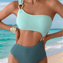 Serpent Aura Cut-Out One-Piece Swimsuit
