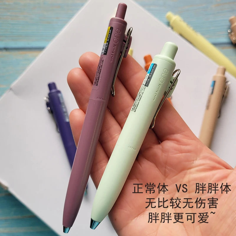 Uni-ball One P Mini Pocket Gel Pen Pen 0.5mm Portable Pen Super Cute Chubby Pen Body UMN-SP Office Accessories Stationery