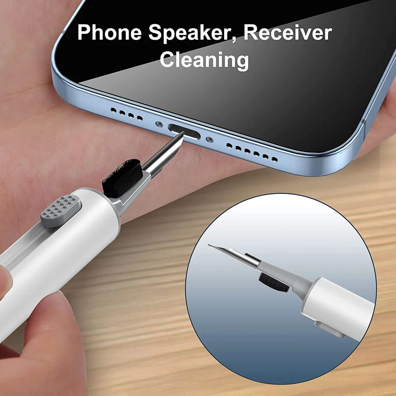 3 In 1 Cleaner Kit For Airpods Pro1 2 Bluetooth Earbuds Cleaning Pen Airpods Pro Cleaning Tools For Iphone Xiaomi Huawei Samsung
