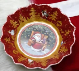 German V Bao Tableware Christmas Biscuits Plate Dish Rectangular Plate Mug Plate Salad Dish