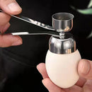 304 Metal Egg shell Opener Eggshell Cutter Double Head Egg Topper Shell Opener Boiled Raw Egg Creative Kitchen Tools Accessories