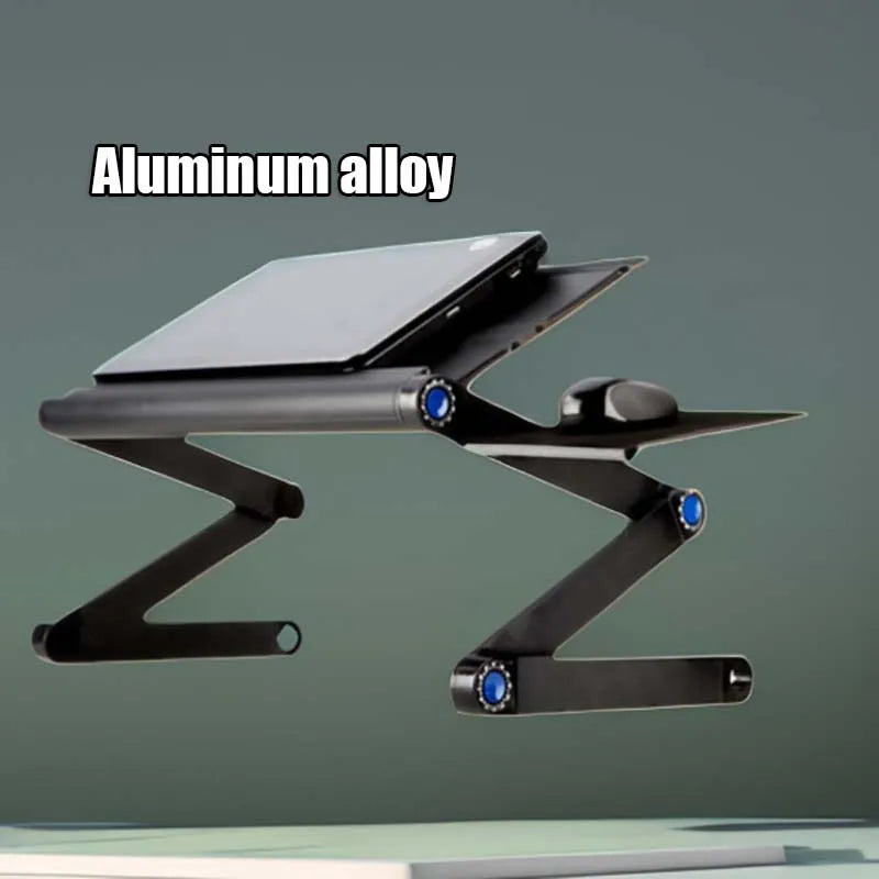 Adjustable Aluminum Alloy Folding Laptop Stand Multifunctional Notebook Computer Lapdesk For TV Bed Sofa PC Table Desk Stand