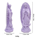 30 cm Mexiko Jungfrau Maria Statuetten Katholische Gottesmutter Guadalupe Skulptur Harz Religiöse Statue Heimzimmer Dekoration