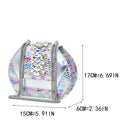 2025 Rhinestone Design INS Hot Sale New Arrivals African Shoes and Bag Set in Silver Color Open Toe Comfortable Women Heels
