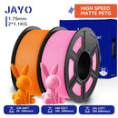 JAYO 2 Rolls 3D High Speed Matte PETG/PETG Filament 1.75mm 600mm/s Print Range High Flow Speedy PETG 3D Printer Filament for 3D