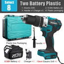 Kamolee 13mm Pro Large Torque 650NM Brushless Electric Impact Drill 3 in 1 Electric Cordless Screwdriver For Makita 18v Battery