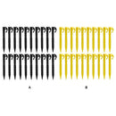 Pack of 20 Tent Nails Plastic Sand Ground Peg Fixing Garden Travel Camping Stakes Pins Support Nail Gardening  Black