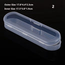 8Styles Plastic Storage Box Small Square Clear Black Box For Jewelry Diamond Embroidery Craft Bead Pill Home Storage Supply