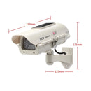 Solar Powered Waterproof Fake Camera Red Flashing Leds Home Office Surveillance System Scare Theft Dummy CCD Security Camera