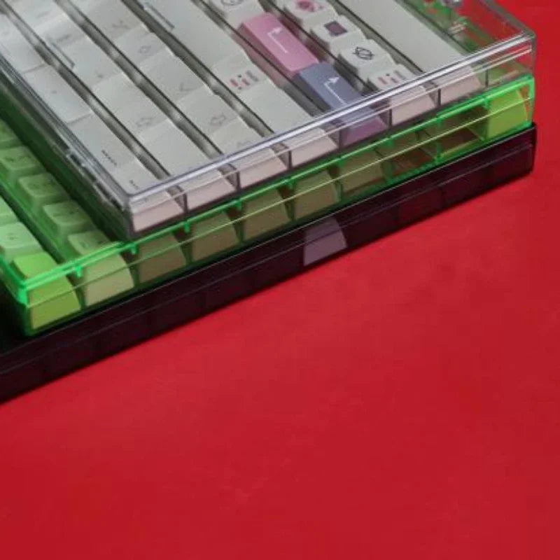 ECHOME PC Keycap Storage Case Custom Personalized Dust Box for PBT Keycap Desktop Decoration Keyboard Accessories