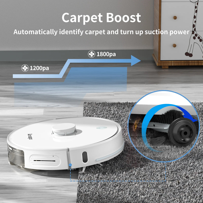 Global Version Arnagar S8 Robot Vacuum Cleaner Sweep & Mop Cleaner 3500Pa LDS 5200mAh Battery APP for Home Clean