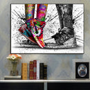 Graffiti Tide Brand Sneakers Poster Print Wall Art Canvas Painting Modern Pop Art Home Decorative Painting For Living Room Decor