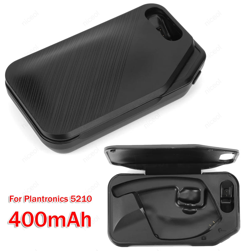 Headphone Charging Case Headset Charger Box Easily Carrying Lightweight Earphone Part for Plantronics Voyager 5200 5210