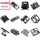 Für Mitsubishi Pajero Auto-Innenraumaufkleber Pajero Carbonfaser-Innenraummodifikation V97 V93 Innendekorationsaufkleber