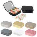 Metal Mini Hinged Iron Box Rectangular Empty Tin Storage Box Jewelry Pill Candy Cases Container Cosmetic Organizer Home Supplies