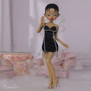New BJD Nova 1/6 Yosd Doll Modern Retro Makeup Styling Party  Doll With Black Satin Dress Resin Toys Movable Joint Doll