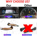 Dynamic LED Turn Signal Lights Rearview Mirror Indicator Blinker Repeater For Audi A6 C7 C7.5 RS6 S6 4G 2012-2018