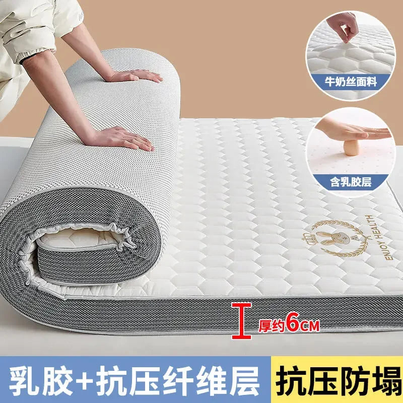 Latex mattress soft cushion home tatami mat student dormitory single double bed sleeping pad rental room special mat