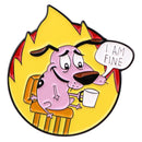 Pink Dog Lapel Pins for Backpacks Manga Briefcase Badges on Backpack Brooch for Clothes New Fashion Accessories Gifts for Kids