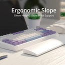 Gaming Keyboard Wrist Rest Pad Ergonometric Memory Foam Anti-Slip Rubber Stable Base Palm Rest 81 Keys Keyboard Hand Support