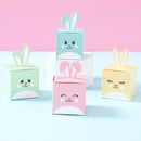 Easter Rabbit Ear Handheld Paper Box Candy Cookie Gift Box Gift Packaging Birthday Party Gift Box Happy Easter Party Supplies