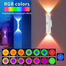 4PCS USB Rechargeable Motion Sensor Night Light 3 Modes, LED Magnetic Mounting Up Down Wall Lamp Indoor for Stairway, Bedroom