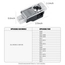 2Pcs Car Door Welcome Light Led HD Projector Lamp Courtesy Lights for Audi SLine S3 S4 S7 S6 A5 A3 A4 RS A6L A7 A4L Q5 Q7 A8L Q3