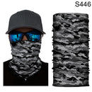 Camouflage Cycling Face Mask Scarf Neck Gaiter Men Seamless Bandana Women Headband Balaclava Tube Face Shield