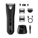 The Ballber Pro Elektrischer Trimmer für den Intimbereich und Körperhaare für Männer – Herren-Bodygroomer-Set für den Intimbereich – Rasierer für schwer erreichbare Stellen