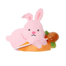 50pcs Easter Bunny Candy Bag Cute Rabbit Lollipop Cards Chocolate Cookie Gift Packaging Box Happy Easter Birthday Party Decor