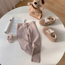 Children Cotton Leggings Girls Spring/Fall Pants Korean Solid Kids Fitting Long Pant Stretchy Tights Trousers Baby Bottoms Cloth