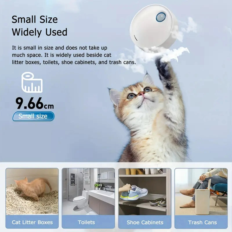 Smart Cat litter box deodorizer pet odor purifier For Cat Litter Box Deodorizer Pet Toilet Air Purifier Dog Cat Litter Deodorant