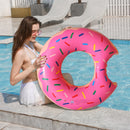 Inflatable Doughnut Swimming Ring,Beach Toys Pool Floats for Kids, Pool Swim Floaties for Adults