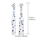 Children's Electric toothbrush kids baby spotted dog features dust cover cartoon type children round head battery