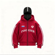 The North Hood | Double-Layer Knit Balaclava Hoodie for Men