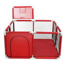 2026 Baby Playpens Light Gray Corralito for Baby Playground with Pull Ring Child Safety Barrier Fence Ball Box Game Playpen