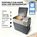 The Road Frost | 20-55L Portable Compressor Car Refrigerator 12V/24V with AC Adapter