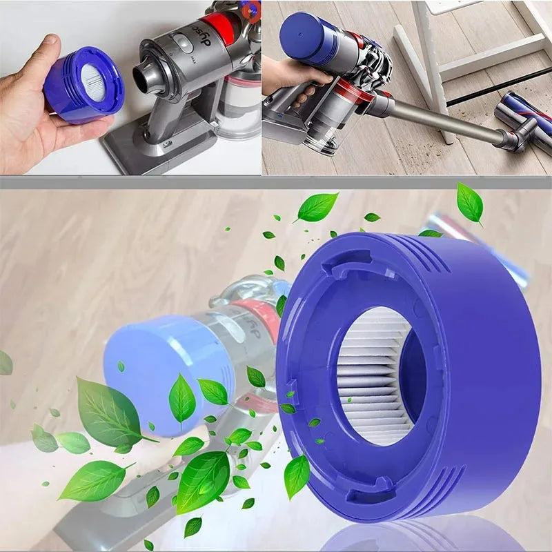 For Dyson V7 V8 Cordless Vacuum Cleaners Replacement Pre-Filter and Post- Filter Pre Filter + HEPA Post-Filter Kit Accessories