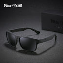 POLARKING Marken Polarisierte Sonnenbrille für Herren, Kunststoff, Oculos de Sol, Herrenmode, quadratische Fahrbrille, Reise-Sonnenbrille