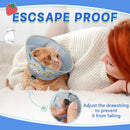 A new avocado pet Elizabethan collar for cats to prevent licking and biting after surgery, a soft collar for dogs to protect