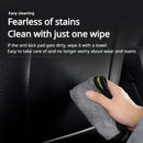 For New Tesla Model3 Highland 2024 Seat Kick Pad Leather Back Anti Kick Protectors Cover Mats Seatback Pad Interior Accessories